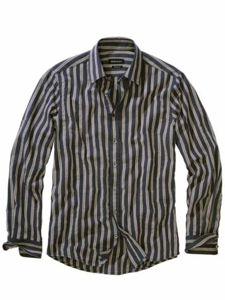 Mondschein-Hemd nachtschwarz/mondlicht