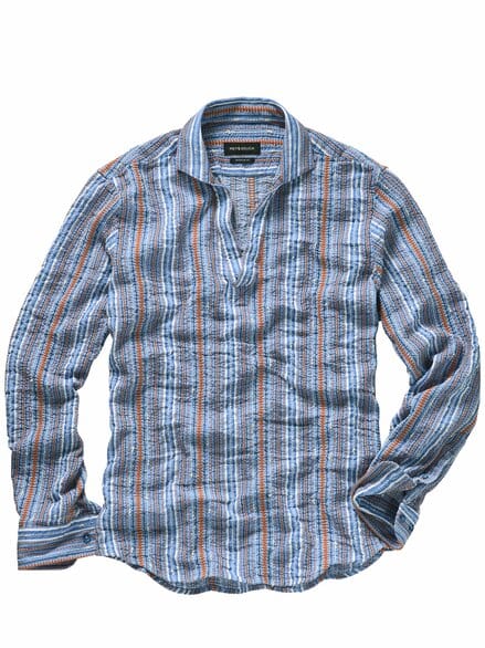 Italo-Schlupfhemd aqua/seestern Italo-Schlupfhemd aqua/seestern