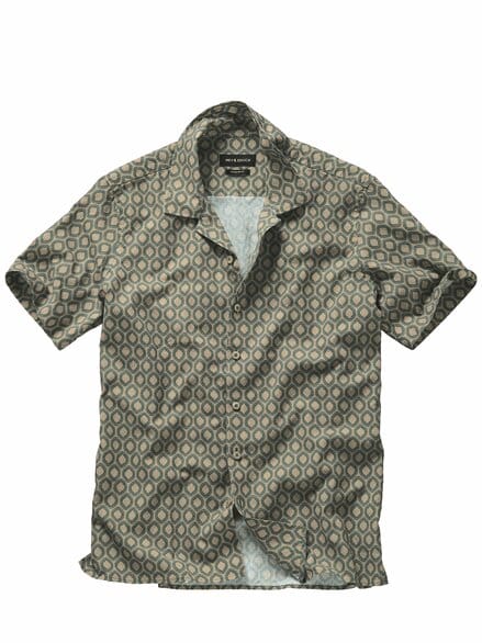 Resort-Rhythmus-Hemd sand