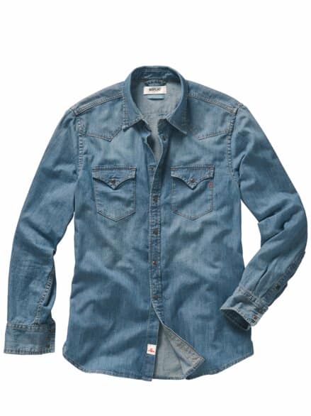 Western-Jeanshemd medium-denim Western-Jeanshemd medium-denim