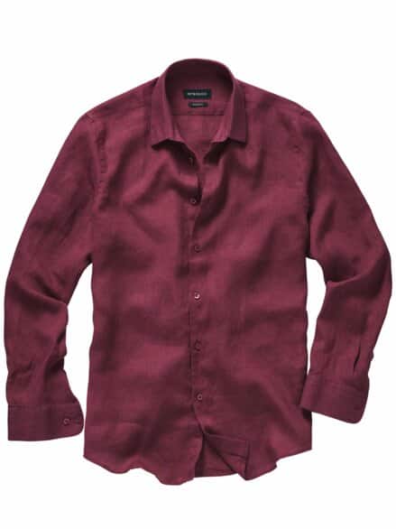 Prestige-Leinenhemd fruchtig-beere Prestige-Leinenhemd fruchtig-beere