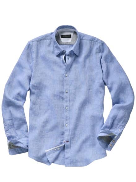 Sahara-Hemd hellblau