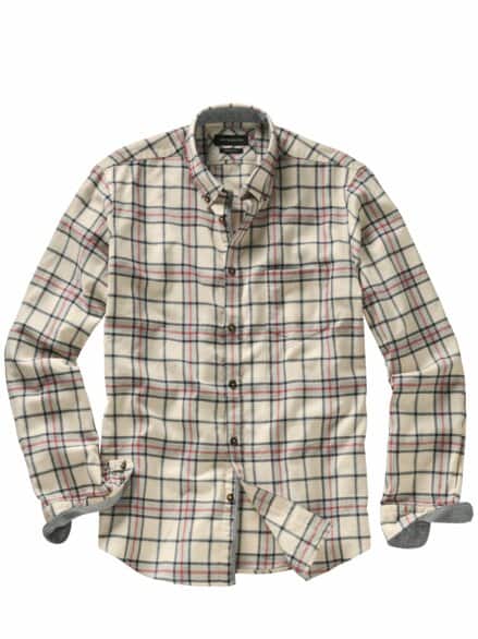 Seltenes Flanellhemd heidesand Seltenes Flanellhemd heidesand