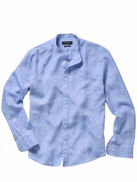 Elementar-Leinenhemd meeresbucht