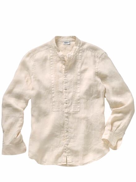 Leinenhemd Lubarnay naturweiß