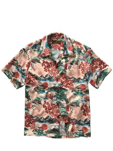 Hawaiihemd Land of the Fujiyama hibiskus