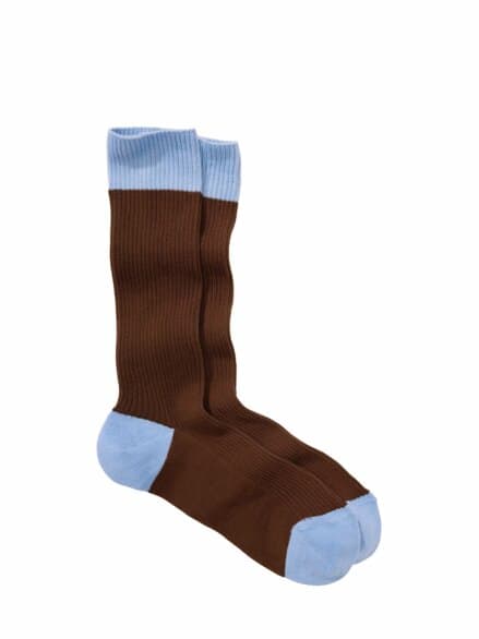 Ziehharmonika-Socke kakao