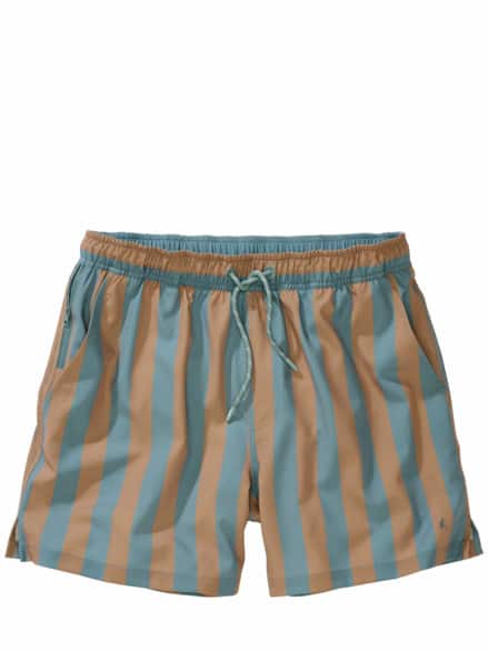 Resort-Badeshorts Streifen land/fluss Resort-Badeshorts Streifen land/fluss