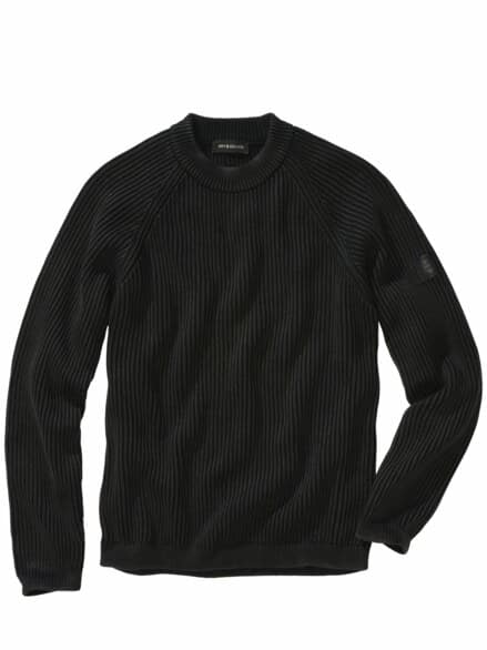 Schockfroster-Pullover frozen grafit