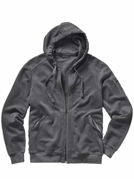 Selbstläufer-Sweatjacke asphalt Selbstläufer-Sweatjacke asphalt