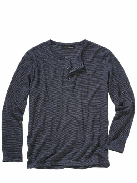 Keine-Welle-Henley temperiertblau Keine-Welle-Henley temperiertblau