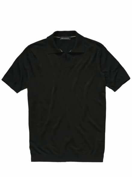 Evolutionäres Poloshirt ur-schwarz Evolutionäres Poloshirt ur-schwarz