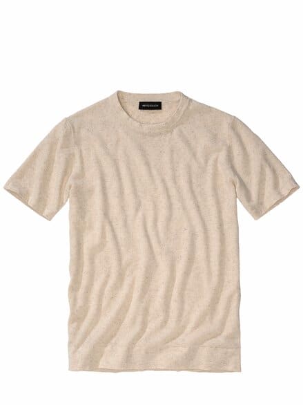 Two-Tone-T-Shirt vanille