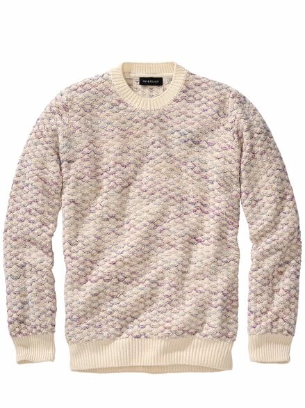 Wunderwabe-Pullover wattsand