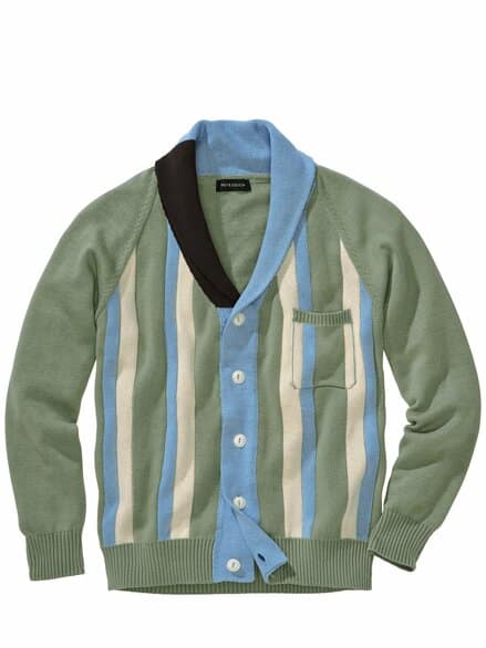 Teatime-Cardigan teegrün