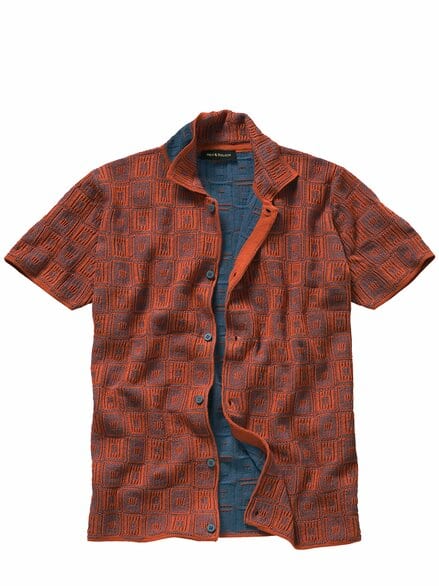 Relief-Polo rostorange