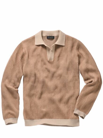 Raumgreifer-Polo karamell