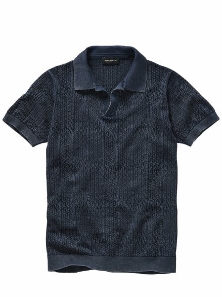 Frischluft-Polo marine