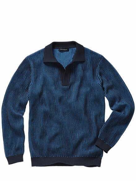 Raumgreifer-Polo navy
