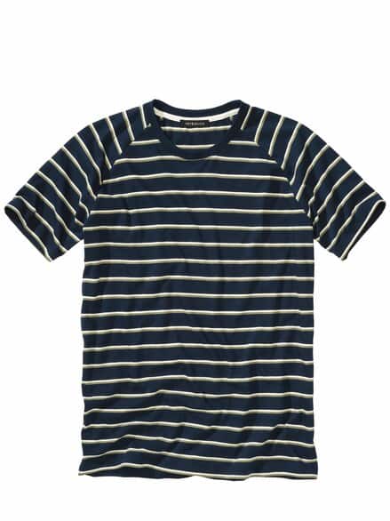 Küstenlinie-Shirt marineblau