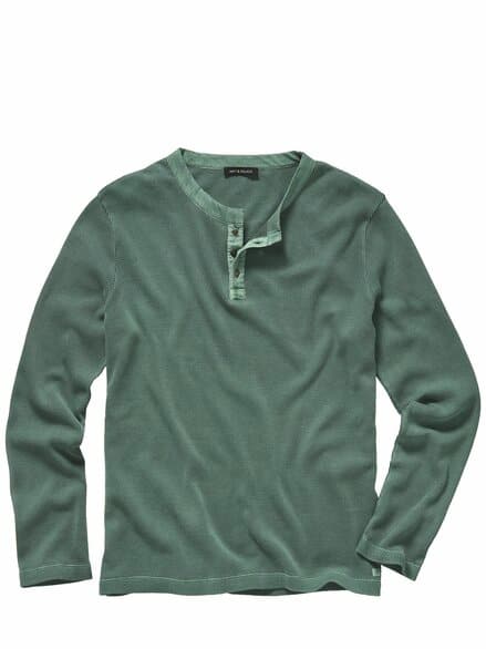 Ausreißer-Henley salbeigrün