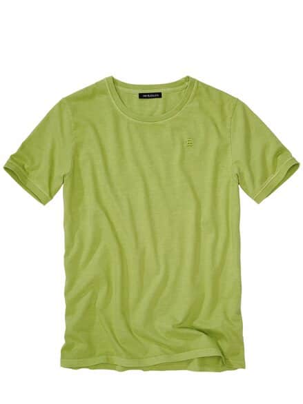 Sichere-Bank-T-Shirt limette