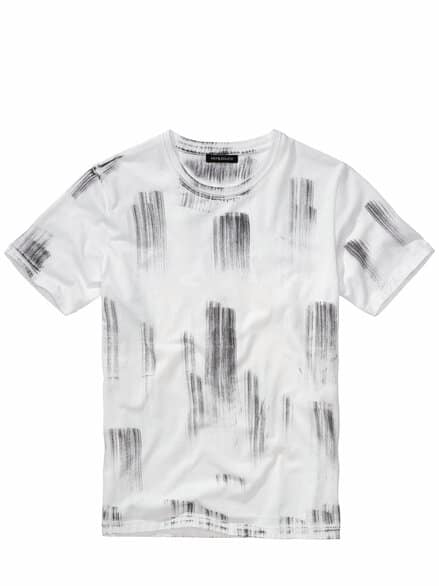 Pinselstrich-Shirt leinwand