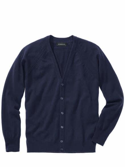 Fokussierter Cardigan navy