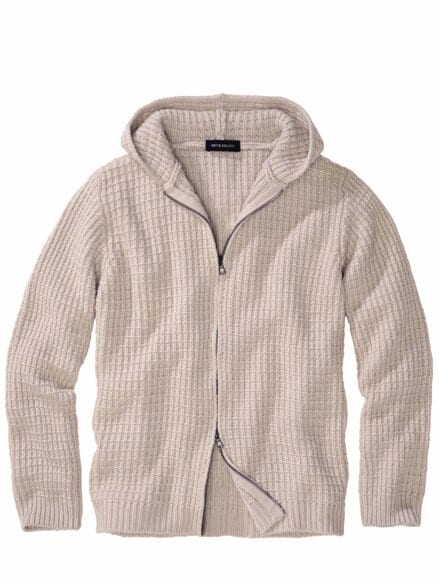 Waffel-Cardigan mandel Waffel-Cardigan mandel