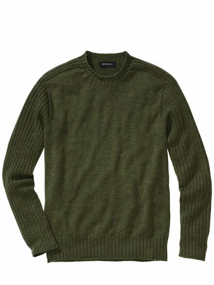 Armschmeichler-Pullover olivengrün