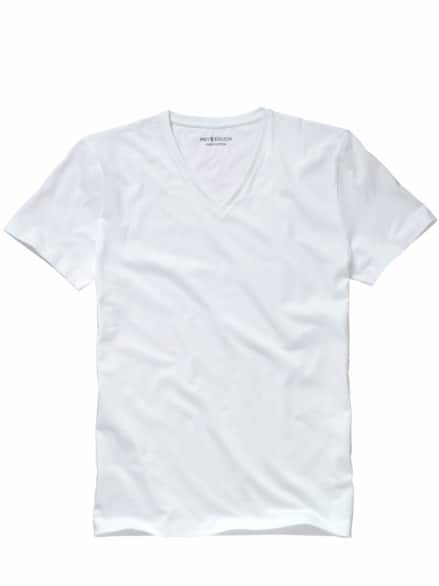 Benchmark-Shirt V-Neck Doppelpack weiß Benchmark-Shirt V-Neck Doppelpack weiß