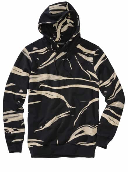 Nacht-und-Nebel-Hoodie schwarz/nebel