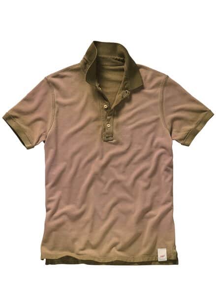 Poloshirt Double pistazienkern