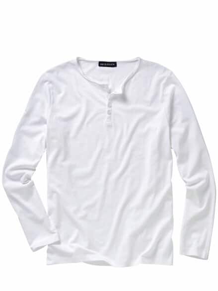 Ausdauer-Henley papierweiß