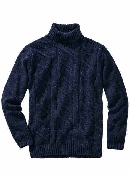 Fischerseil-Pullover marine