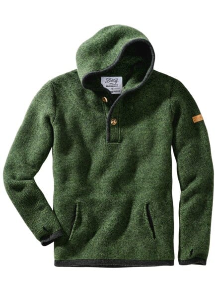 Alpen-Hoodie Xaver waldgrün