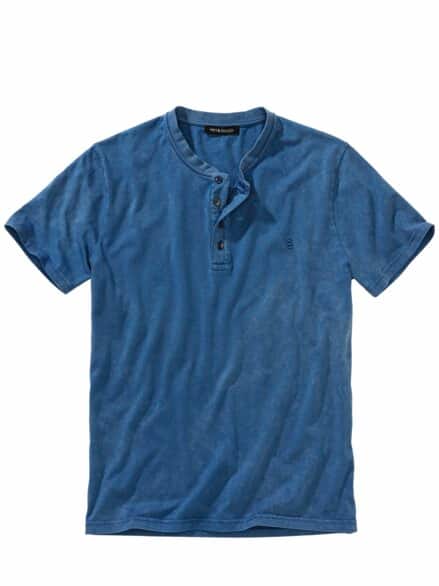 Blaumacher-Henley denimblau