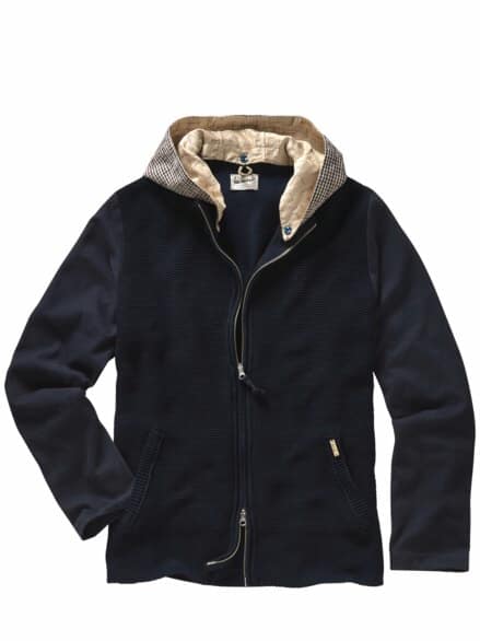 Luis Trenker Strickjacke Luwallace preußischblau