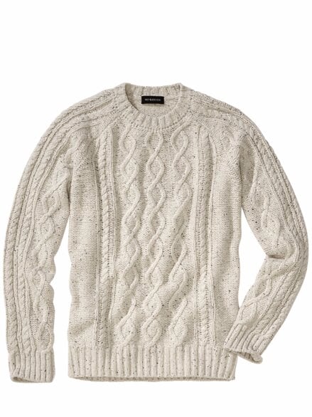 Säulen-Pullover grigio