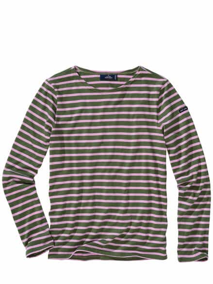 Bretagne-Shirt algue/nacre