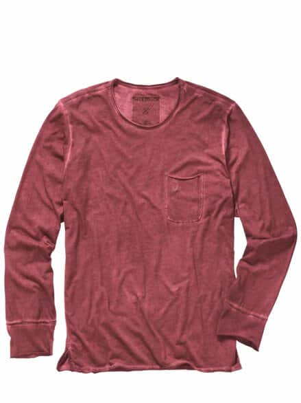 Collab-Longsleeve Ron bordeaux