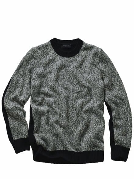 Narrativ-Pullover schwarzweiß Narrativ-Pullover schwarzweiß