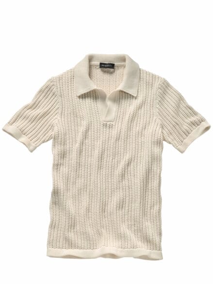 Rassiges Strickpolo popcorn Rassiges Strickpolo popcorn