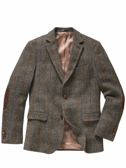 Harris-Tweed-Sakko harrisbraun