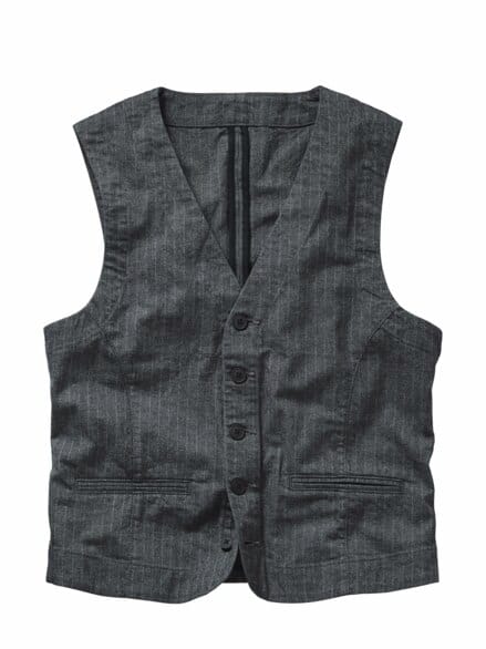 Kreidestreifen-Weste graphit Kreidestreifen-Weste graphit