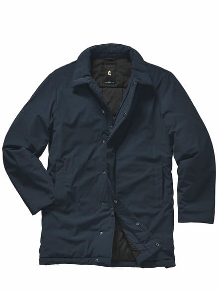 Transit-Mantel urban-navy