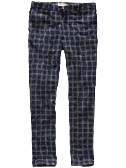 Stilfragen-Karohose Karo tiefblau