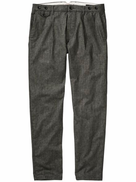 Bundfaltenträgerhose steingrau