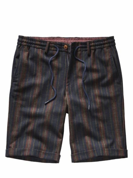Equilibrium-Shorts navy-ocre-red