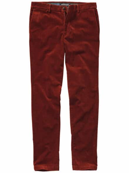 Charmante Cord-Chino kupferbraun
